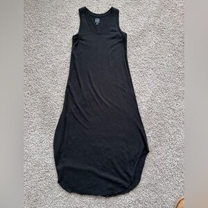 GAP Sleeveless Scoop Black Midi Dress in XS